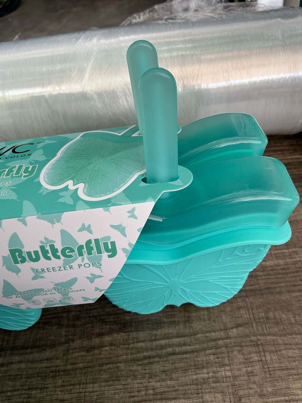 CWC Cook With Color Butterfly Freezer Pops 4pc Silicone Mold - Picture 3 of 4